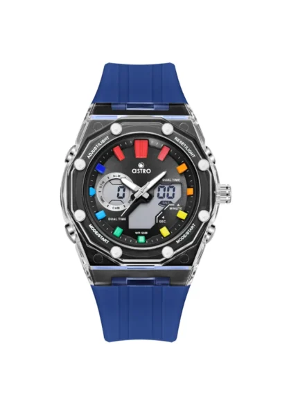 Kids Polyurethane Analog-Digital Watch A24801-PPNB - 44 mm