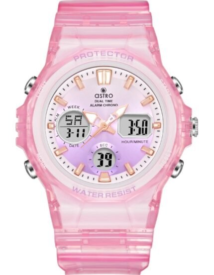 Astro Kids Analog-Digital Purple Dial Watch - A24805-PPPP