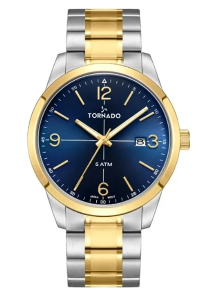 Tornado Men's Stainless Steel Analog Watch T24007-TBTN - 42.5 mm