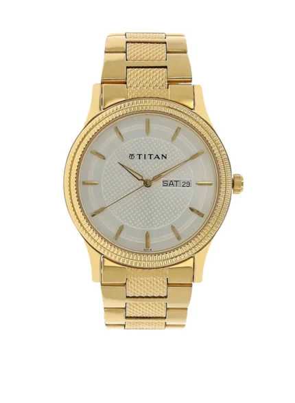 Titan Stainless Steel Analog Wrist Watch-1650YM05