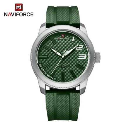 NAVIFORCE NF9202T Silicone Band Sport Waterproof Watches for Men Casual Quartz Wristwatch Shockproof Design Male Clock Relogio Masculino